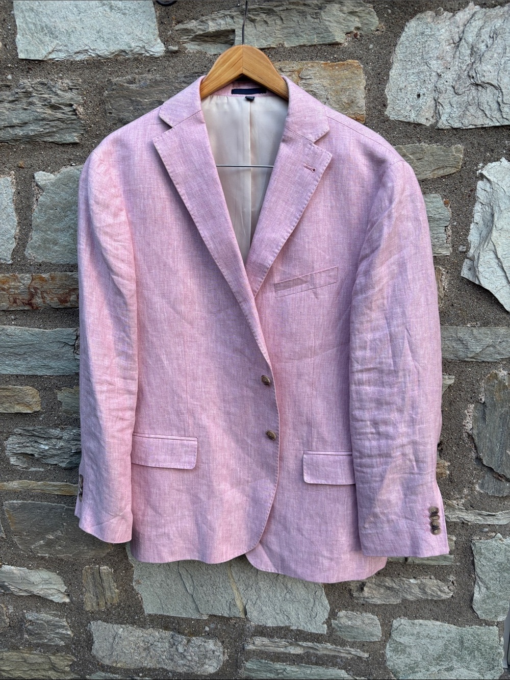 Jos. A. Bank Pink Linen Blazer